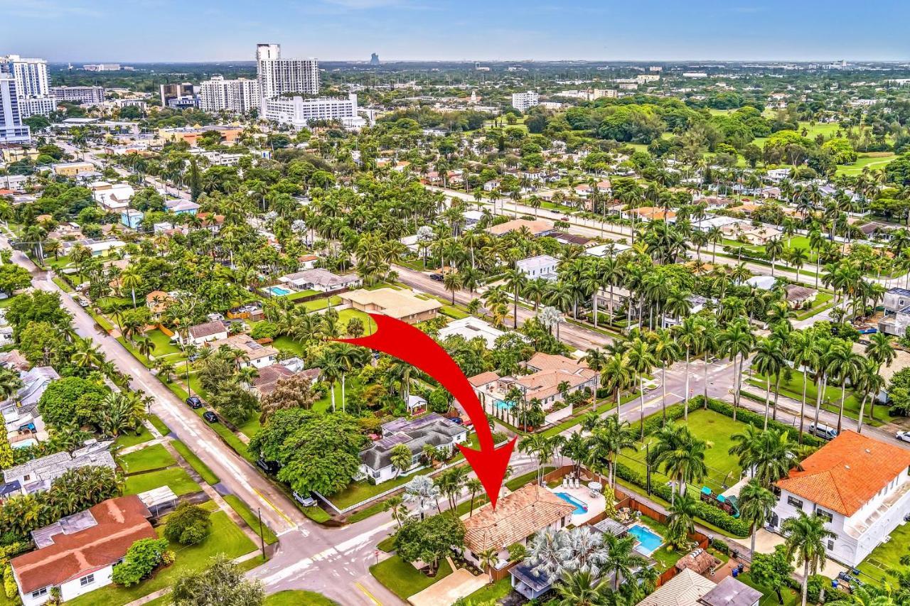 Tropical Oasis With Pool 10 Mins Airport & 5 Mins Beach Hollywood Eksteriør bilde