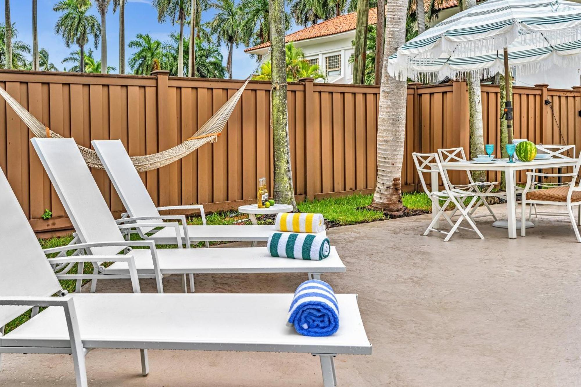 Tropical Oasis With Pool 10 Mins Airport & 5 Mins Beach Hollywood Eksteriør bilde